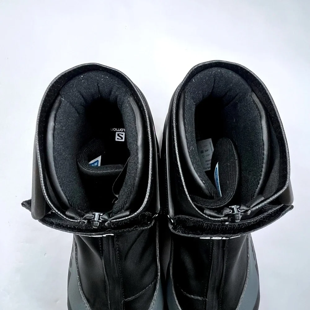 NEW Salomon Escape Plus Prolink Cross Country Ski Boots Mens 8.5 Black Winter